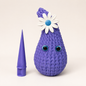 Großer Deko-Dropsi mit Blume – 18 cm
