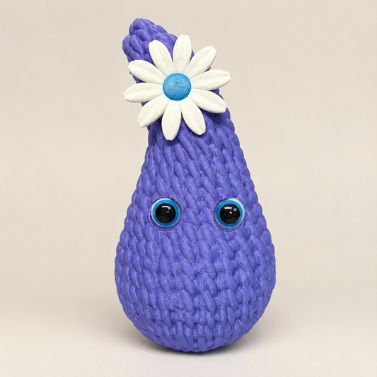 Großer Deko-Dropsi mit Blume – 18 cm