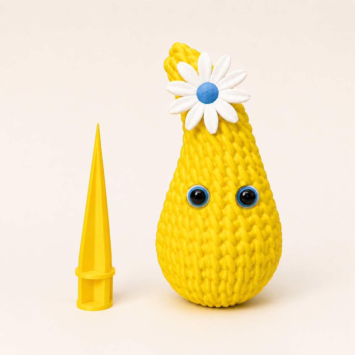 Großer Deko-Dropsi mit Blume – 18 cm