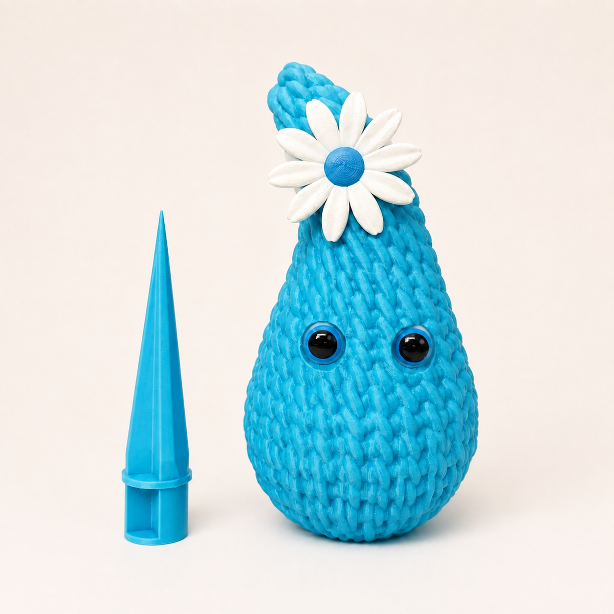 Großer Deko-Dropsi mit Blume – 18 cm