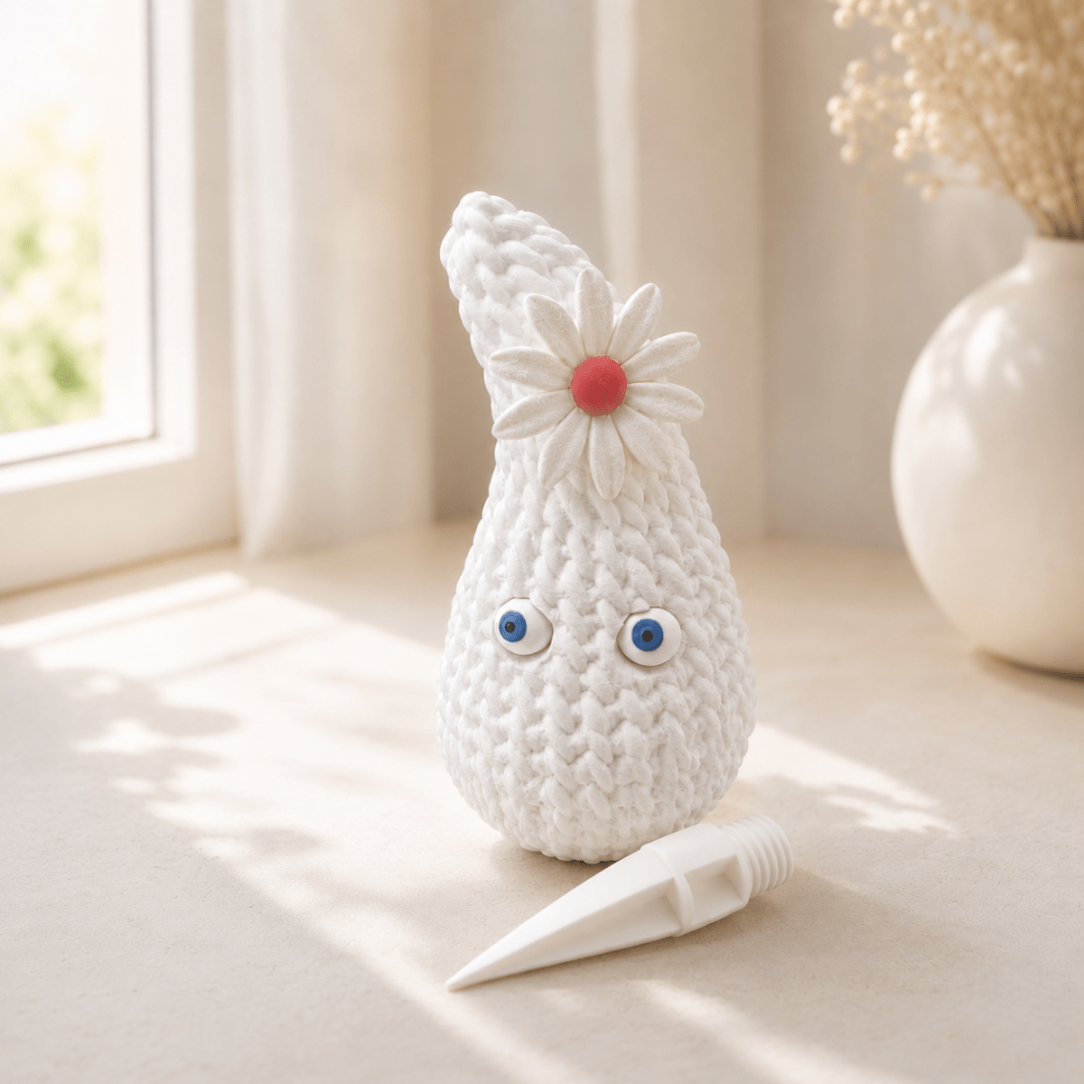 Großer Deko-Dropsi mit Blume – 18 cm - The Dropsis World